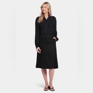 NYDJ Marilyn A-Line Skirt Linen